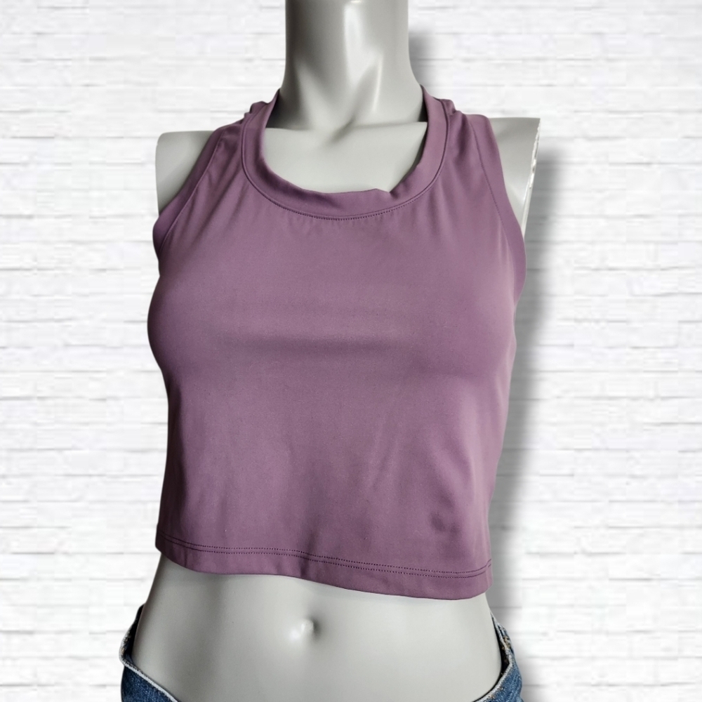 NVGTN Lilac Purple Crop Y Tank Top Size M/L